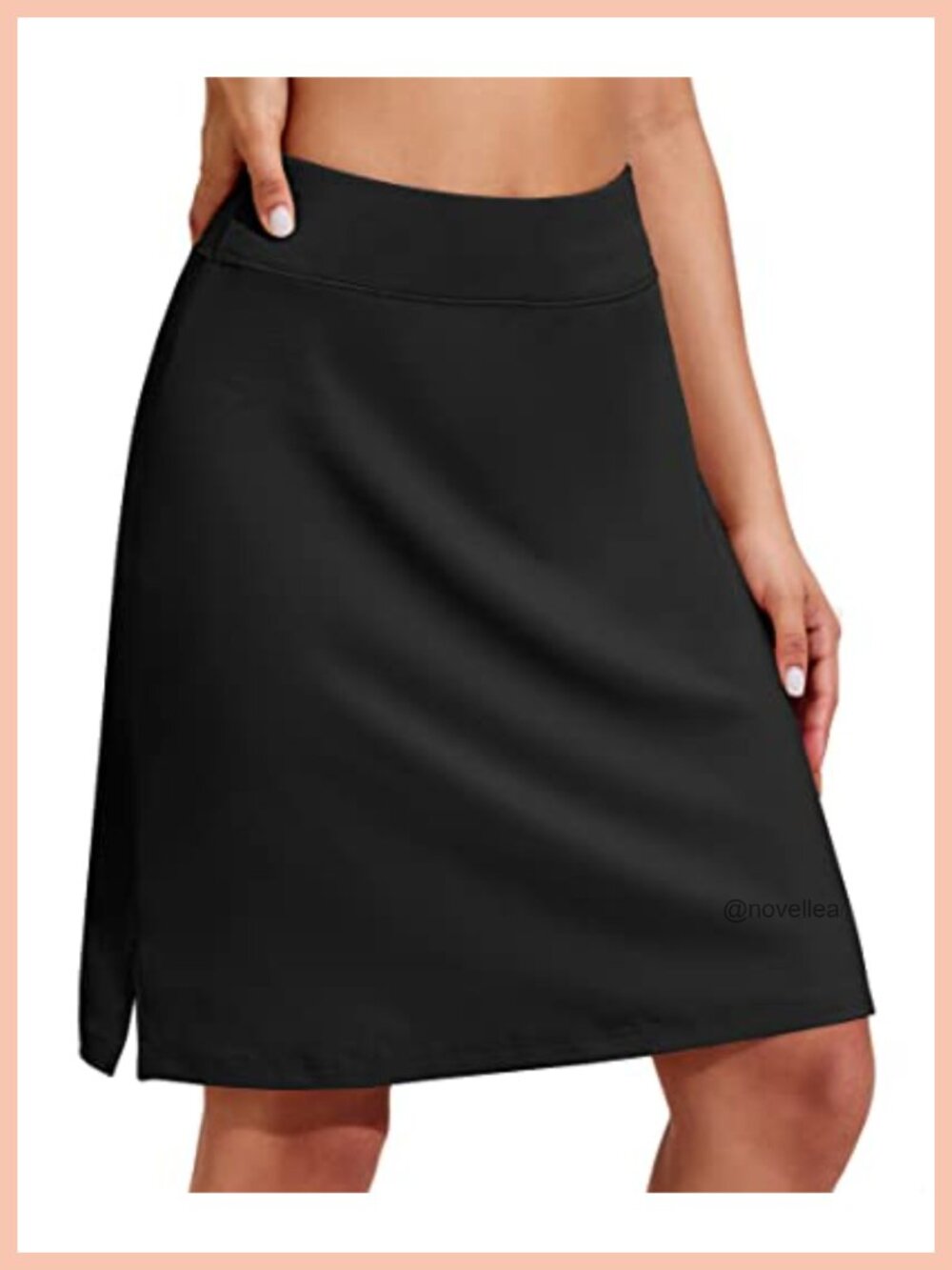 Women's Knee Length Skorts High Waisted Golf with Pockets